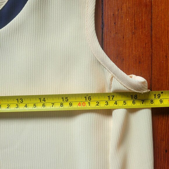 Vintage Yellow Blazer + Tank set, sz Small - Picture 12 of 17